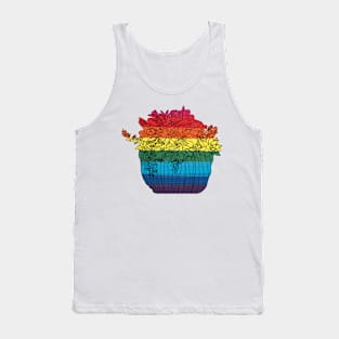 Pride Fall Pumpkin Design Tank Top